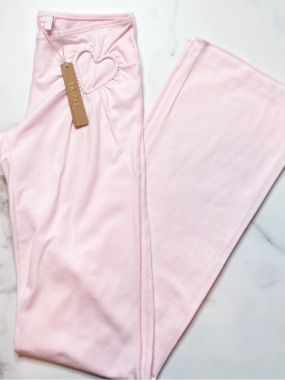 NWT Skims Cotton Jersey Heart Leggings - Picture 2 of 5